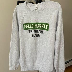 Bella Canvas White Fleece Sweatshirt